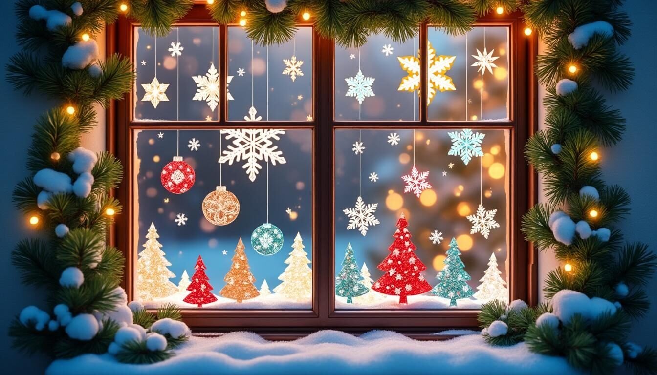 entdecken sie kreative fensterbilder weihnachten vorlagen für eine festliche dekoration! lassen sie ihrer fantasie freien lauf und zaubern sie eine einladende weihnachtsstimmung in ihr zuhause. ideal für kinder und erwachsene, um gemeinsam zu basteln und die vorfreude auf das fest zu genießen.
