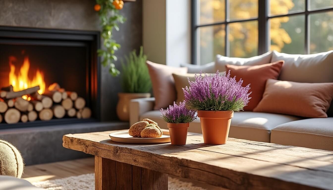 entdecken sie unsere herbstliche heidekraut-dekoration, die ihr zuhause im jahr 2025 in eine gemütliche oase verwandelt. lassen sie sich von warmen farben und natürlichen elementen inspirieren, um eine einladende atmosphäre für die kühleren monate zu schaffen.