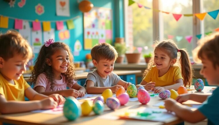 entdecken sie kreative bastelideen für das osterfest im kindergarten! perfekt für die frühjahrsfeier 2025, bieten unsere vorschläge spaß und förderung der kreativität der kinder.