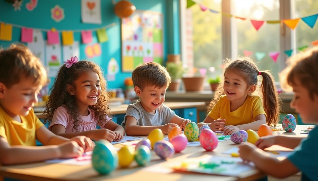entdecken sie kreative bastelideen für das osterfest im kindergarten! perfekt für die frühjahrsfeier 2025, bieten unsere vorschläge spaß und förderung der kreativität der kinder.