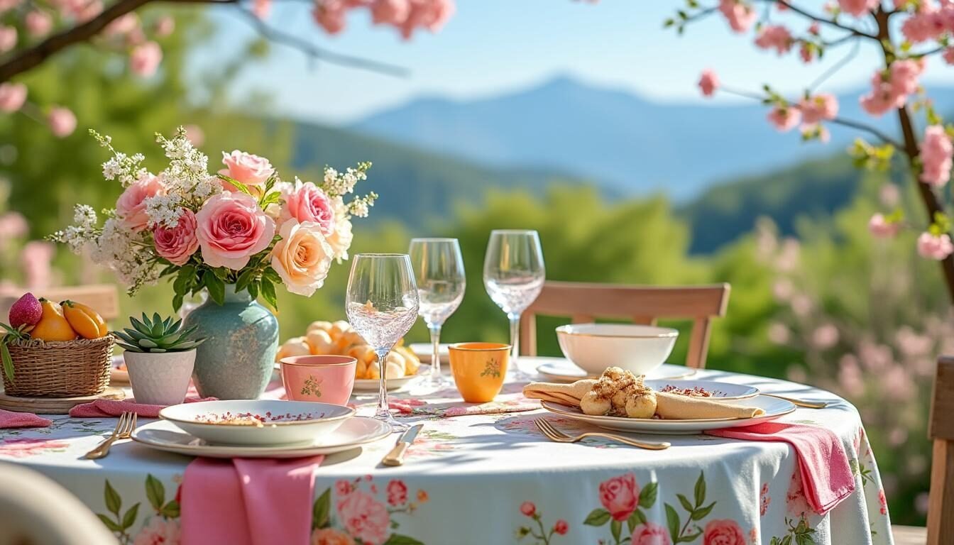 entdecken sie kreative deko ideen für einen fröhlichen frühlingstisch 2025, die frische farben und fröhliche akzente setzen. perfekt für feste, familienessen oder einfach für die freude an der jahreszeit!