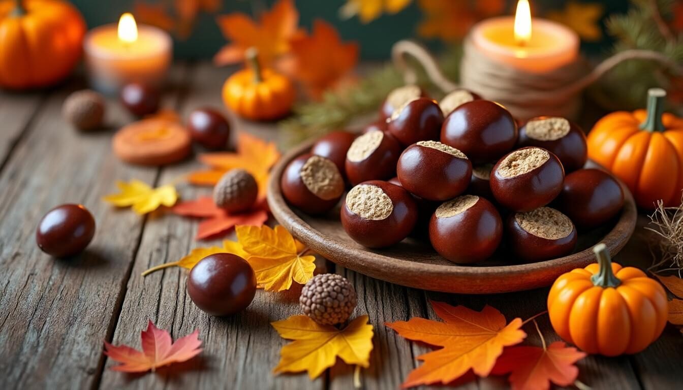 entdecken sie kreative dekoideen mit kastanien, um eine herbstliche atmosphäre in ihrem zuhause zu schaffen. lassen sie sich von inspirierenden vorschlägen und anleitungen begeistern, um den herbst stilvoll zu gestalten.