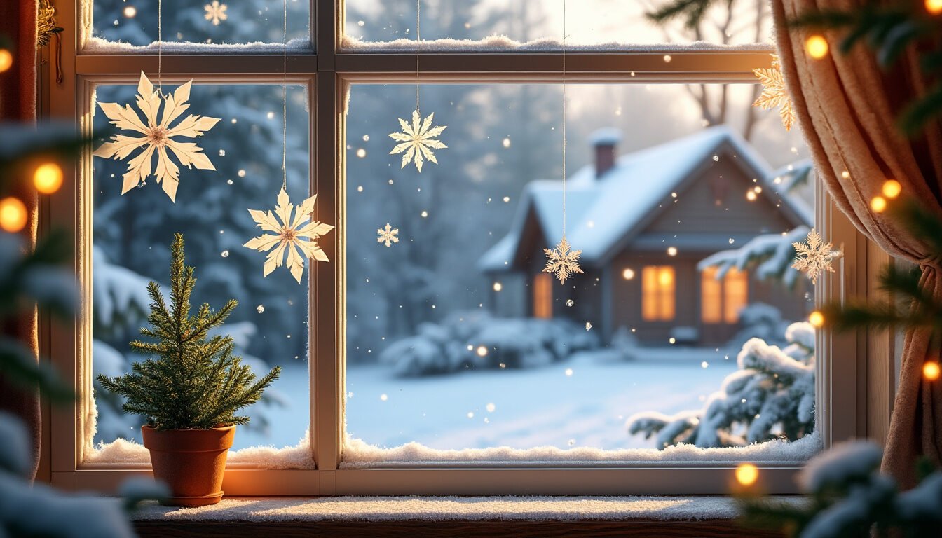 entdecken sie kreative fensterbild winter vorlagen und inspirierende bastelideen für kalte tage. gestalten sie ihr zuhause gemütlich und winterlich mit unseren einfachen diy-tipps!