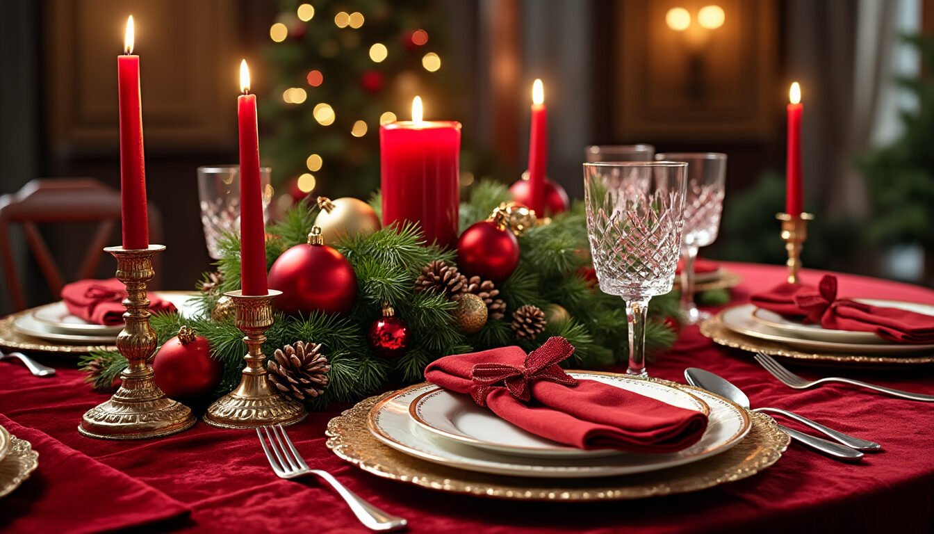 entdecken sie festliche inspirationen für ihre weihnachtliche tischdeko in rot. stilvolle ideen und klassische eleganz für unvergessliche feiertage und ein stimmungsvolles ambiente.