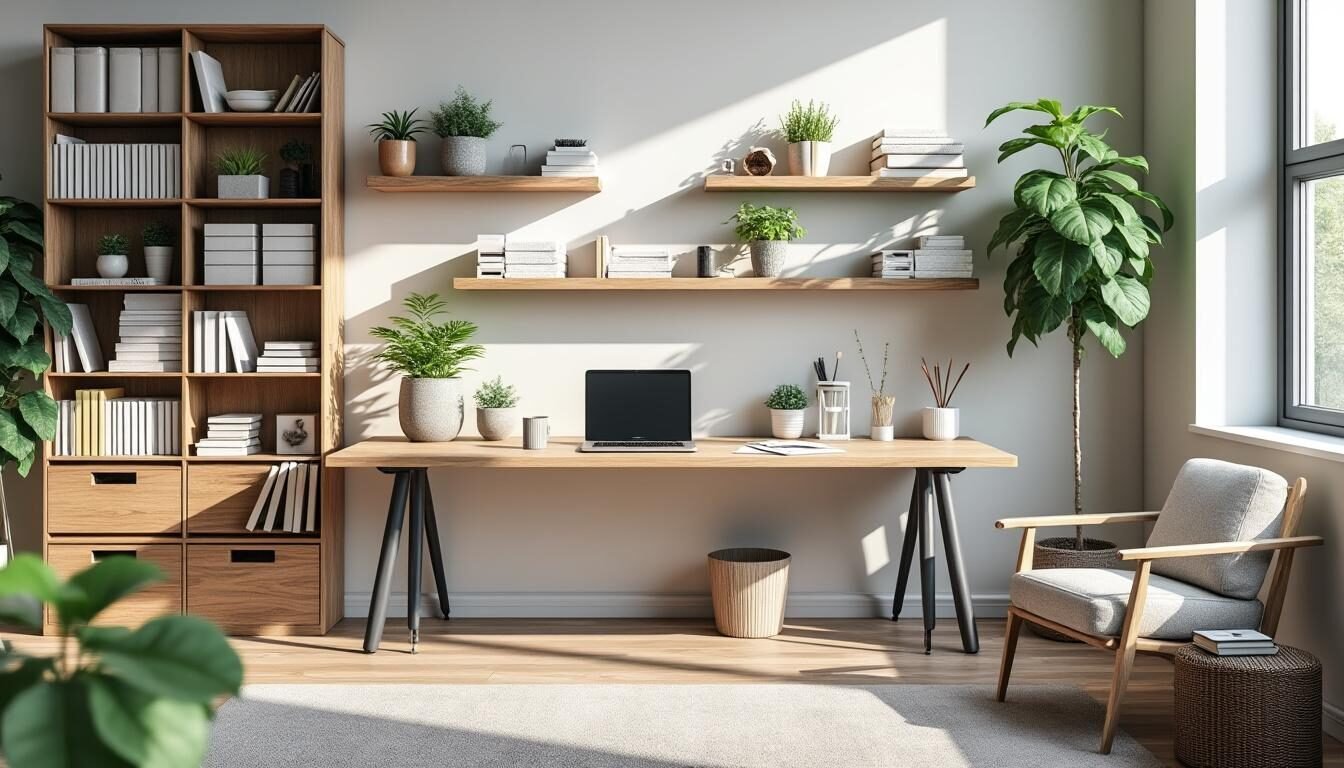 entdecken sie praktische aufbewahrungsideen fürs homeoffice! clevere organisationstipps helfen ihnen, mehr platz zu schaffen und ihr arbeitsumfeld ordentlicher und produktiver zu gestalten.